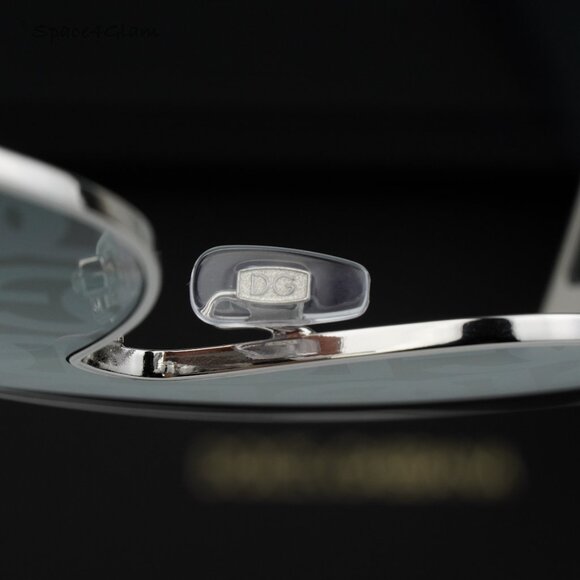 NEW D&G DG2305 05/AL Silver Grey Silver Mirrored DG Rectangle Unisex Sunglasses - Picture 6 of 7